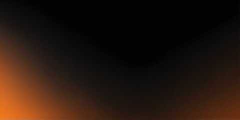 Wall Mural - black to orange colors grainy gradient smooth transiti background
