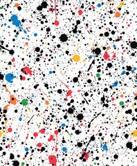 Sticker - Colorful paint splatters