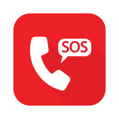 Poster - emergency call icon vector design