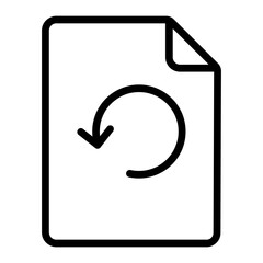 Poster - File Backup Vector Icon Design