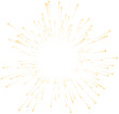 © Maryna Stryzhak - Gold Glowing Transparent Firework. New Year Sparkler Star