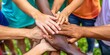 © Molang Visual - Hands of Different Races Layered Together In Unity