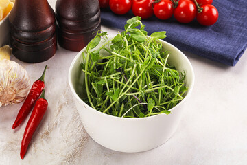 Micro green plants for cooking