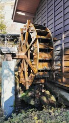 Aufkleber - 水車小屋の風景