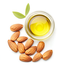 Almond oil and almond nuts