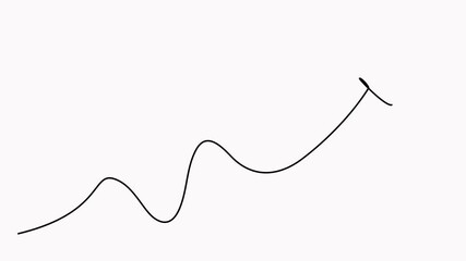 Poster - Paper airplane flight continuous line drawing animation.