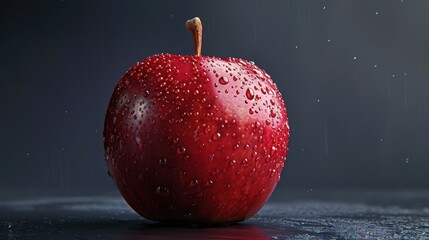 Sticker - The Red Apple with Dew