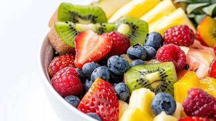 Wall Mural - The Vibrant Fruit Bowl.