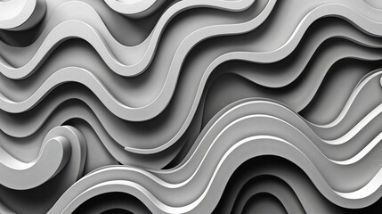 Poster - abstract wave pattern.