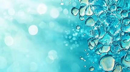 Poster - Water Bubbles Abstract.
