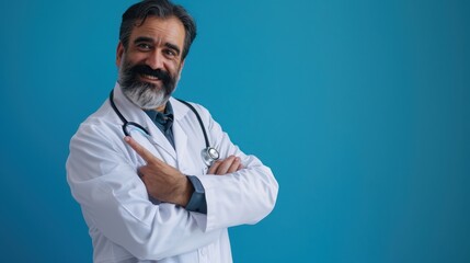 Sticker - The smiling male doctor