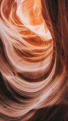 Poster - Natural rock formations twist and weave dramatically as sunlight filters through the canyon's depths, revealing stunning layers of color and texture in a breathtaking display of nature’s artistry