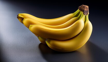 Poster - Bunch of ripe yellow bananas.