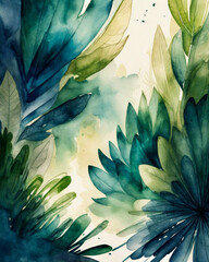 Wall Mural - abstract watercolor background