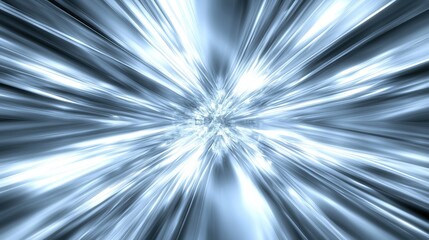 Poster - Sharp light rays with mirrored reflections
