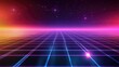 © Timeless Touch - Vintage gridlines in a classic 80s style, with a colorful gradient and a retro digital atmosphere.