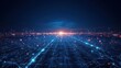 © WS Studio 1985 - Business growth and global network connections with AI and data technology, futuristic concept, copy space