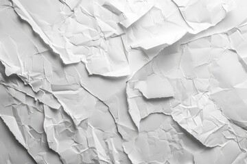 Poster - A close-up shot of a white piece of paper with no writing or marks