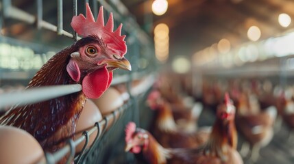 Poster - Farm animals, poultry, eggs, farm equipment