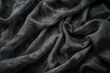 Wall Mural - A close-up of a blanket with a textured weave