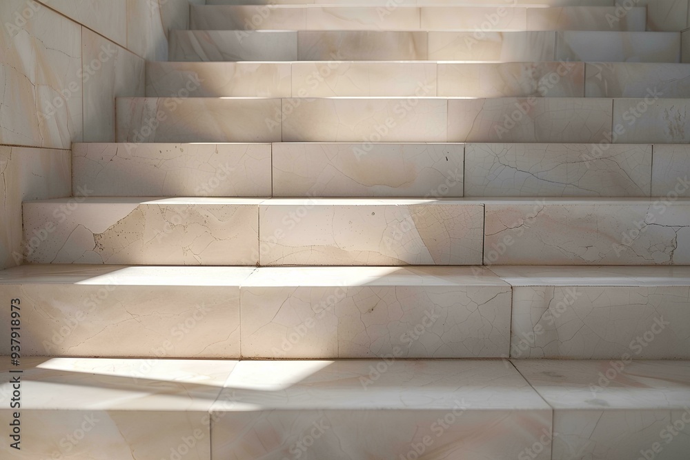Stairs Photo Background Abstract background of stone stairs with sun rays and shadows ...