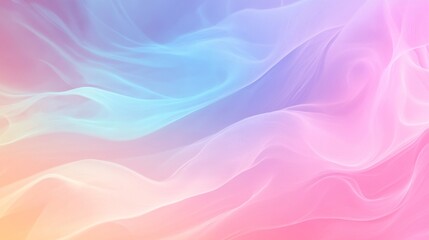Poster - Abstract gradient background with soft pastel colors blending smoothly, perfect for text overlay