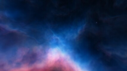 Poster - Colorful space galaxy cloud nebula. Stary night cosmos. Universe science astronomy. Supernova background wallpaper