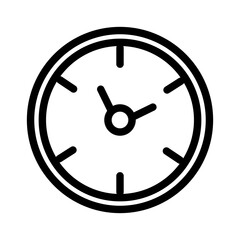 Poster - Time line icon. Clock icon. Vector illustration isolated on white background.