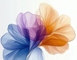 Poster - Aquarell Blume