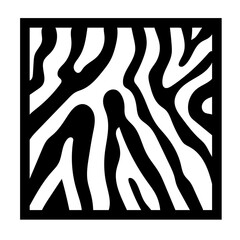 Poster - Ornament or pattern in a square. Decoration and design.