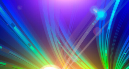 Wall Mural - vibrant and colorful abstract background with a variety of colors including blue, green, yellow, pin