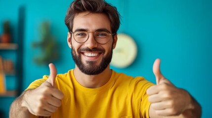 Wall Mural - man showing ok sign