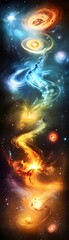 Poster - Cosmic Dance of Galaxies.