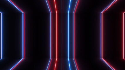 Wall Mural - VJ abstract light event particles concert intro game edm music stage party openers titles led neon tunnel background loop