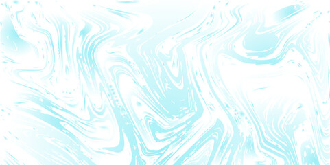 Wall Mural - abstract pattern white and blue marble texture and background. liquify swirl blue and white color ar