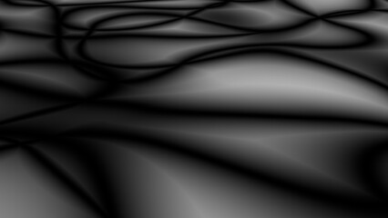 Poster - Dense grid of black and gray squares forming a textured, complex pattern.