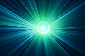 abstract green and blue light rays background