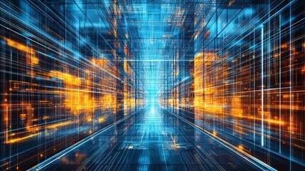 Poster - A spacious modern office where professionals use 3D holograms to visualize and solve complex design problems reflecting a futuristic approach to workplace productivity Stock Photo with copy space