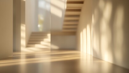 Poster - Blurred Entryway with Natural Light and Welcoming Ambiance