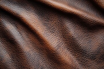 Synthetic leather brown background texture. Brown leather textured background , ai