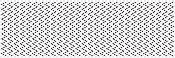 Wall Mural - wave line and wavy zigzag lines. black curved lines pattern in abstract style. horizontal geometric 