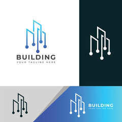 Creative Tech building logo design