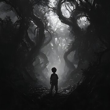 A silhouette o