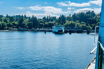 Canvas Print - Island Ferry Dock