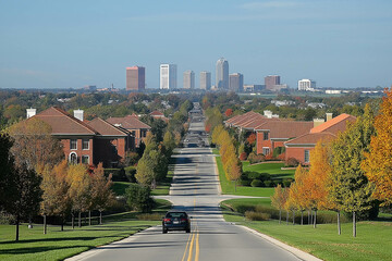 Wall Mural - Lexington, Kentucky Skyline