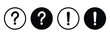 © Graphic design 125 - Set of Question and information icon collection. Information symbol. Vector Illustration.