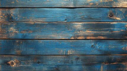 Poster - The surface features an attractive blue hue with deep textures and subtle grain patterns, highlighting the wood's natural beauty in a side angle view