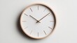 © Brera Design - A minimalist clock with clean lines and simple design, perfect for time-related compositions, minimalist clock, clipart, white background