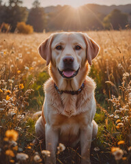 Sticker - Golden Labrador 