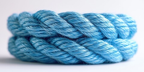 Sticker - Close-up of a Blue Rope Knot